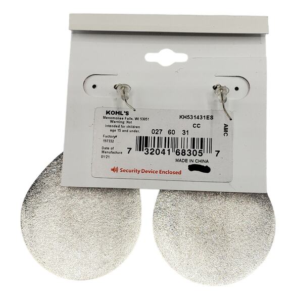 3/15 NWT American Flag Nickel Free Teardrop Earrings - Picture 3 of 5